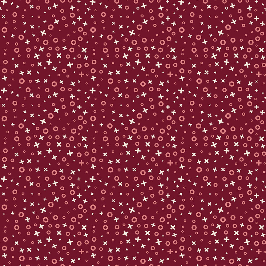 Love You Always XOs Burgundy