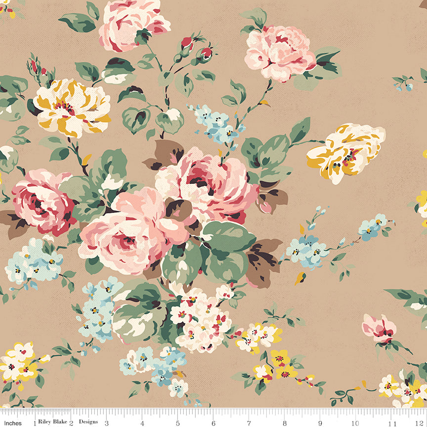 Rose & Violet's Bouquet Main Tan