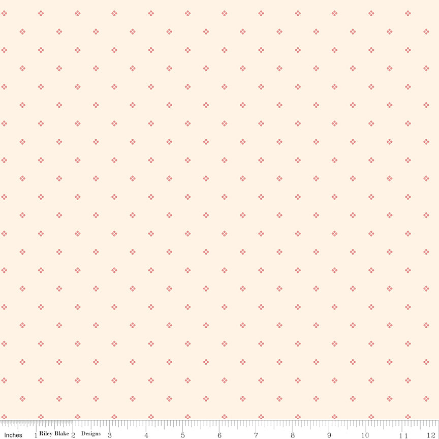 Rose & Violet's Bouquet Dots Cream