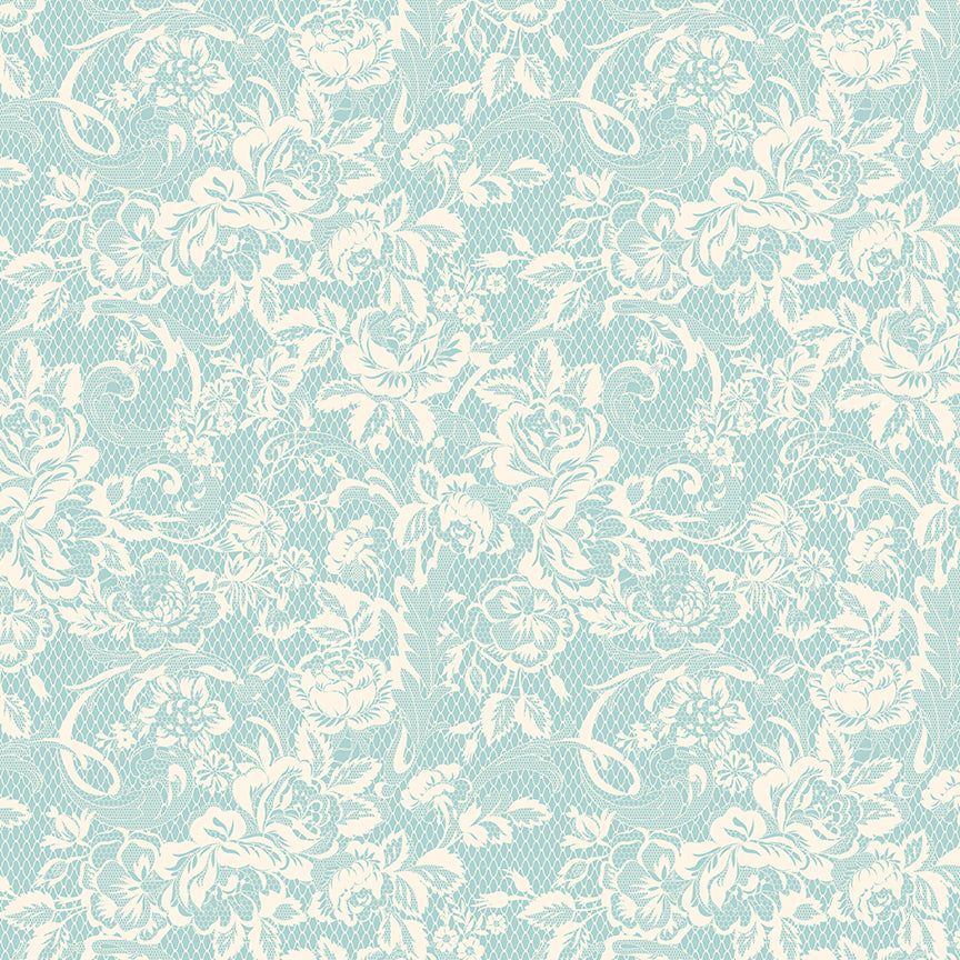 Rose & Violet's Bouquet Lace Blue
