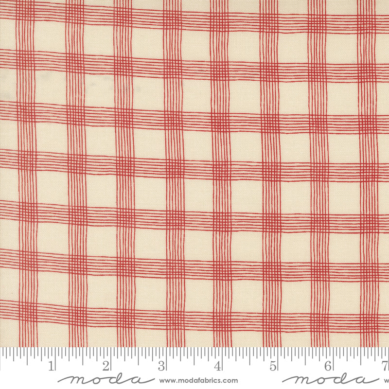 Threads Porcelain Red Plaid
