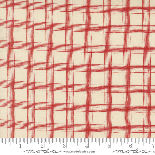 Threads Porcelain Red Plaid