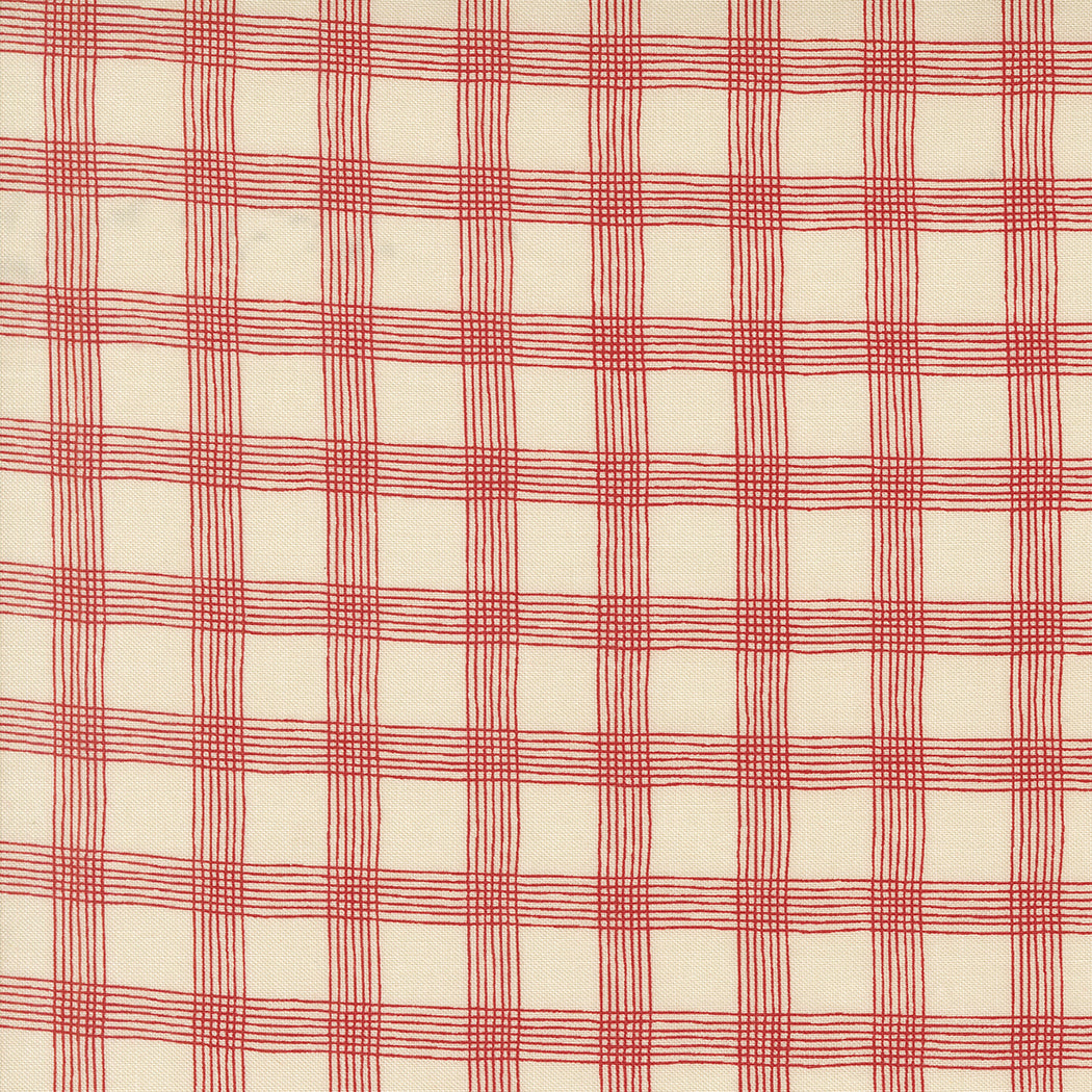 Threads Porcelain Red Plaid