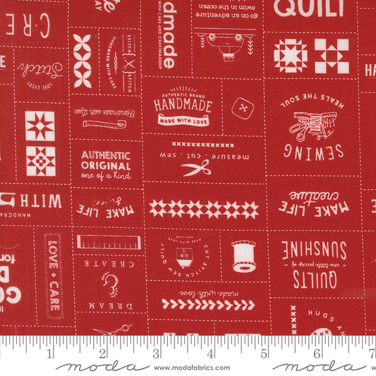 Threads Red Patchwork