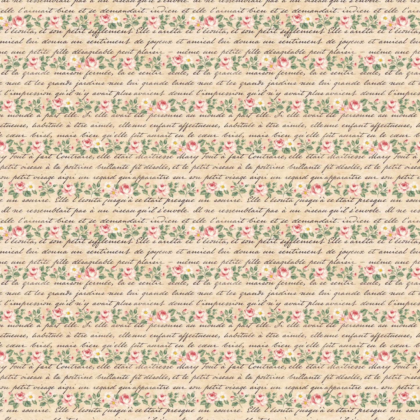 Rose & Violet's Bouquet Poeme Parchment