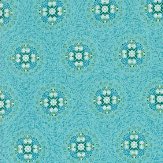 Sunday Brunch Mint Tea Crepe Geometrics