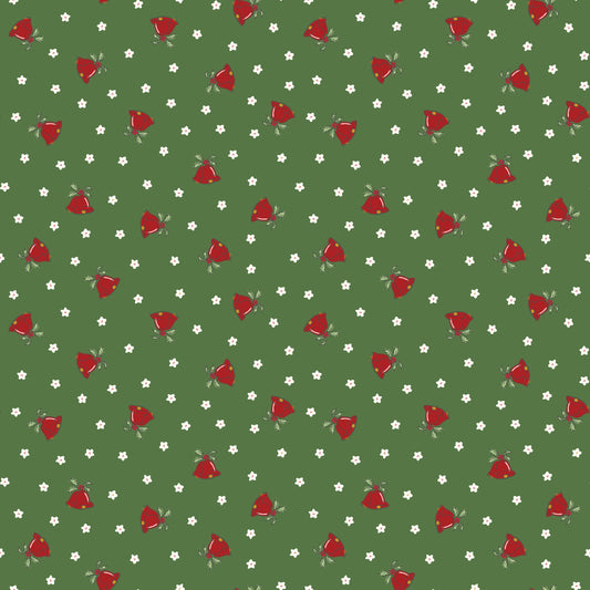 Mistletoe & Holly Scattered Bells Clover