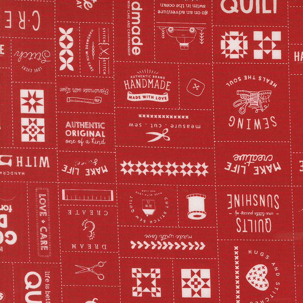 Threads Red Patchwork